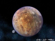 Planet Pluto 3D Screensaver screenshot